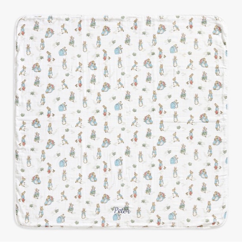 Peter Rabbit Oversized
Organic Muslin Baby
Blanket